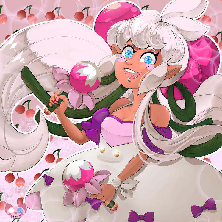 Tropical idol Cherry Anne and her sweet maracas!