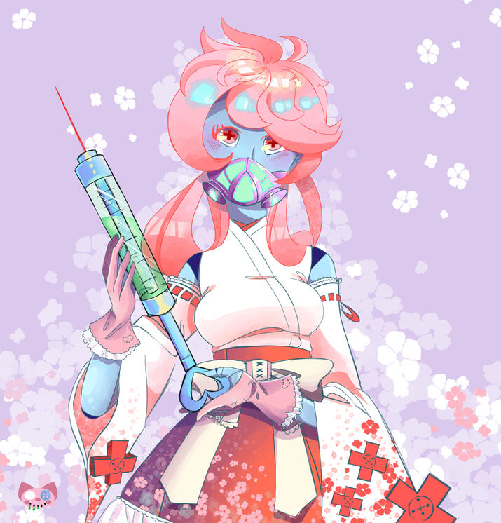A special Valentine's day image of Inque. It's her way of being romantic