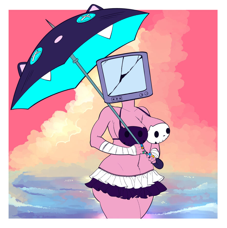 "Evening Beach Walk"